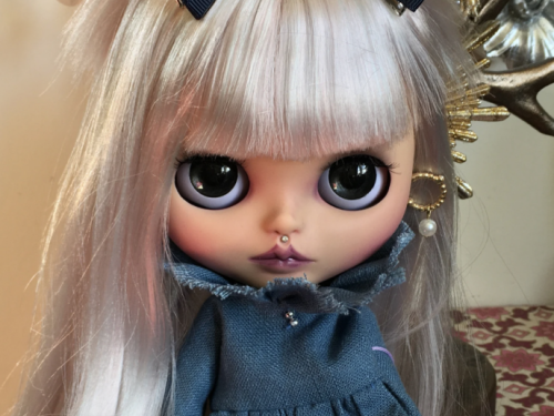 Custom Blythe Doll Factory OOAK “Sybilla” by Dollypunk21 *Free Set of Extra Hands*
